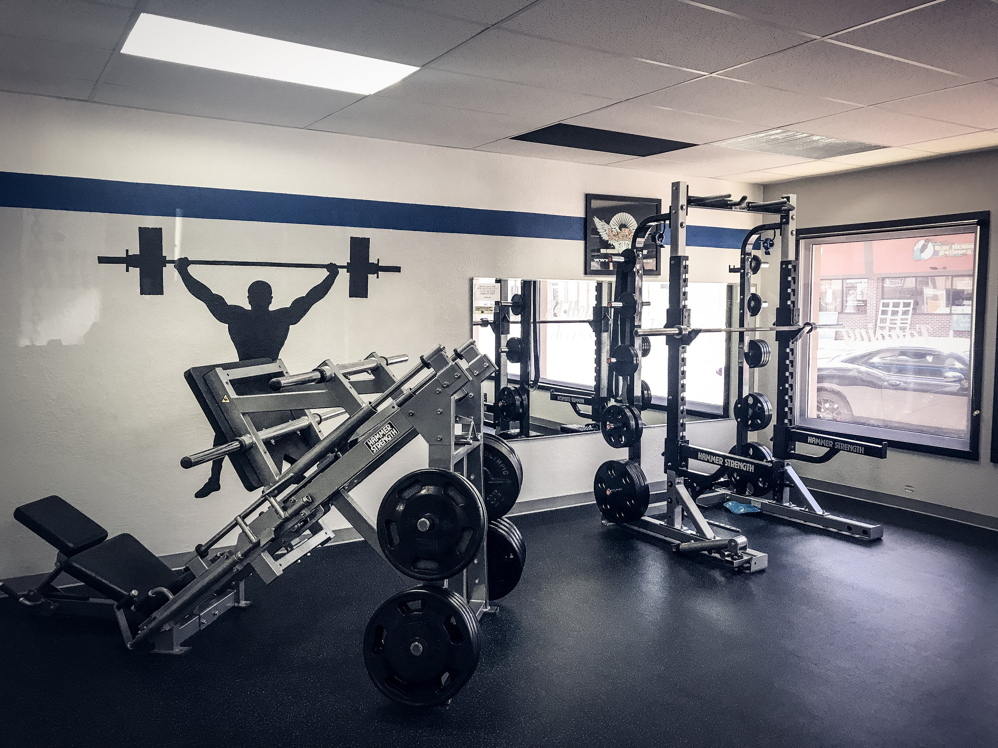 Club Fitness weight room in Waupun